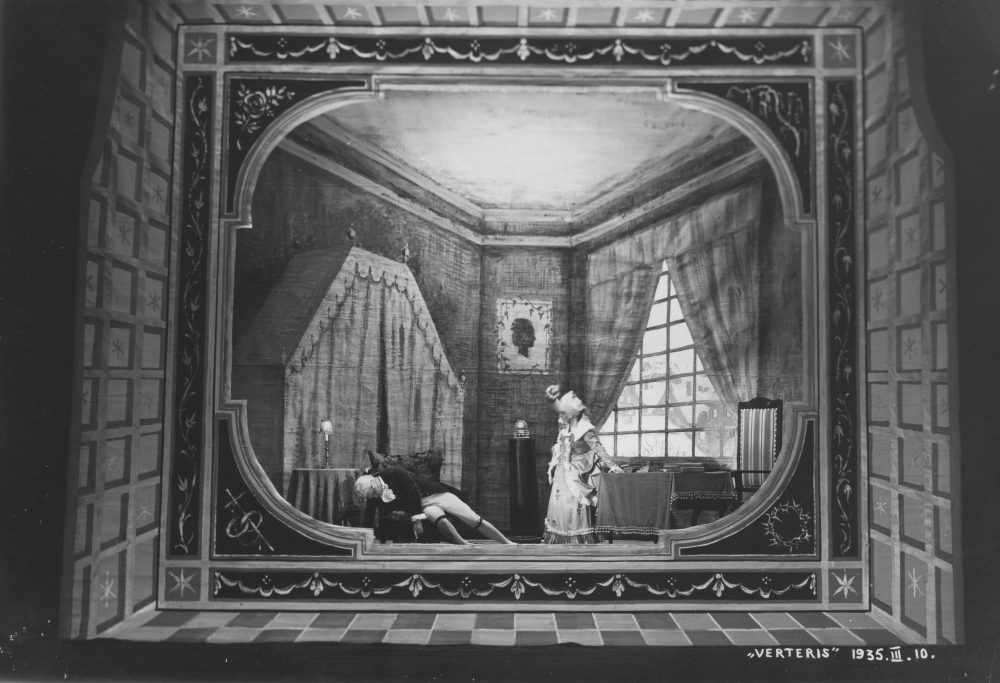 opera „Verteris“, Mstislavas Dobužinskis, Kipras Petrauskas, Jadvyga Vencevičaitė
